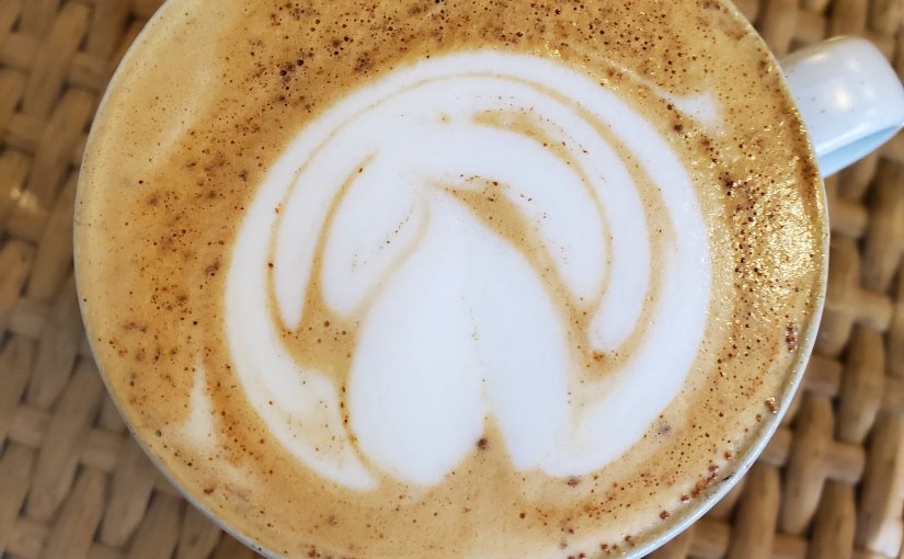 Yonder coffee maple cinnamon latte